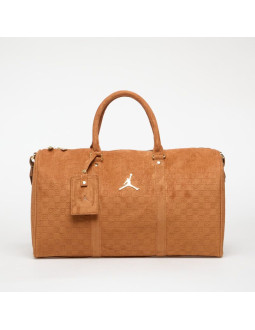Torba damska air jordan jam suede monogram duffle bag cognac - ma9205-x6x