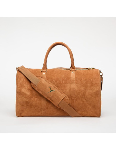 Torba damska air jordan jam suede monogram duffle bag cognac - ma9205-x6x