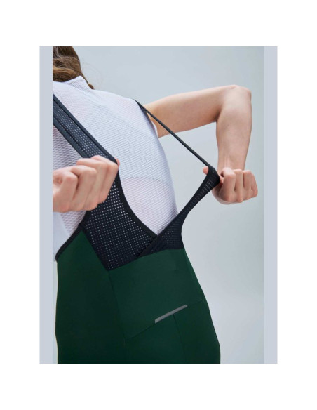 Spodenki rowerowe poc w's cadence bib shorts zielony