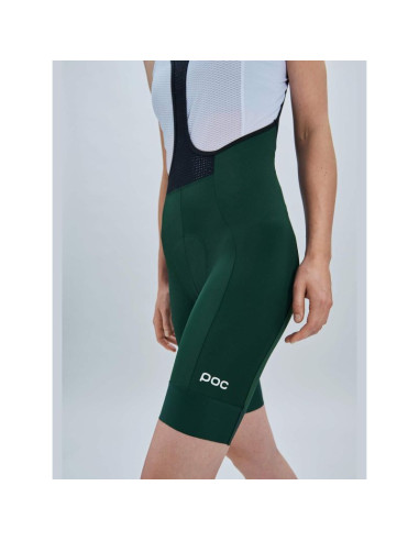Spodenki rowerowe poc w's cadence bib shorts zielony