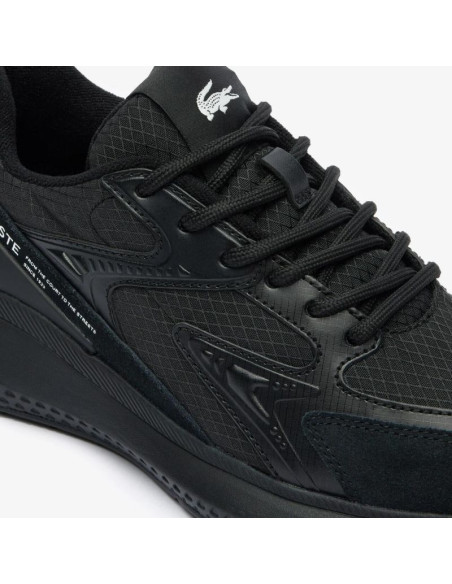 Sneakersy męskie lacoste l003 evo buty sportowe lifestylowe czarne (747sma012102h)
