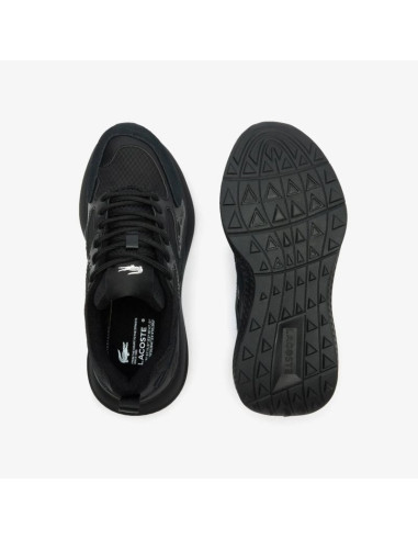 Sneakersy męskie lacoste l003 evo buty sportowe lifestylowe czarne (747sma012102h)