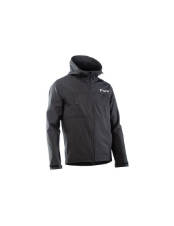 Kurtka rowerowa northwave easy out softshell jacket czarny