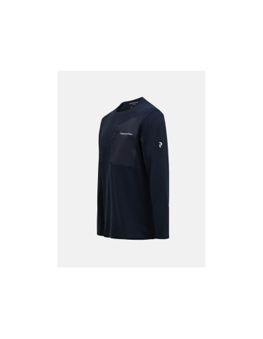 Bluza męska peak performance m freelight polartec grid crew kolor czarny