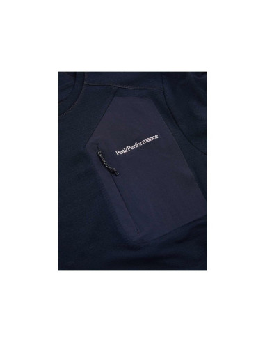 Bluza męska peak performance m freelight polartec grid crew kolor czarny