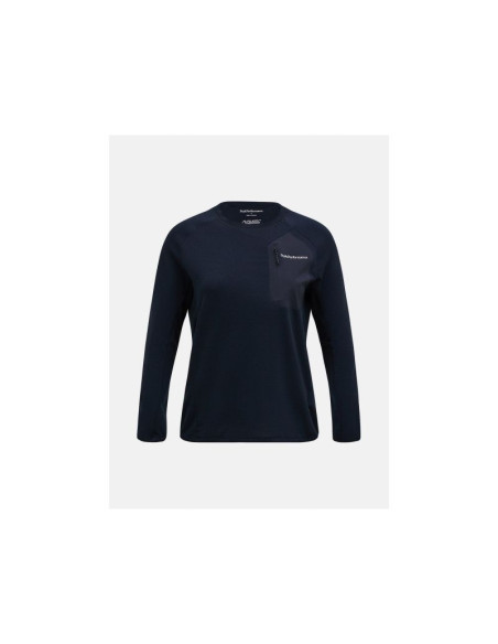Bluza peak performance w freelight polartec grid crew czarny