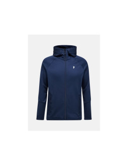 Bluza peak performance m rider essentials zip hood granatowy