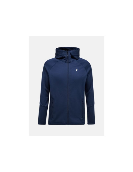 Bluza peak performance m rider essentials zip hood granatowy