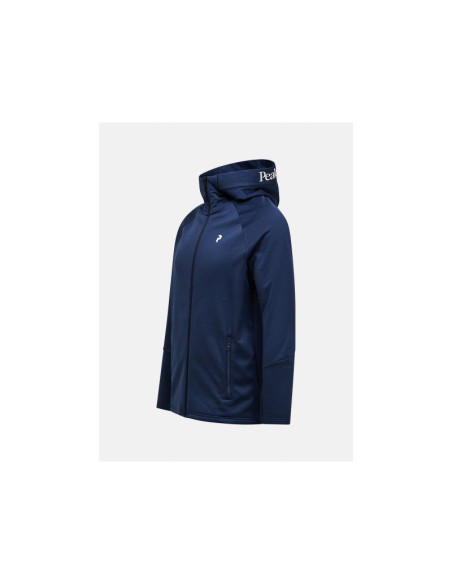 Bluza peak performance m rider essentials zip hood granatowy