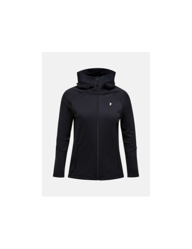 Bluza peak performance w rider essentials zip hood czarny