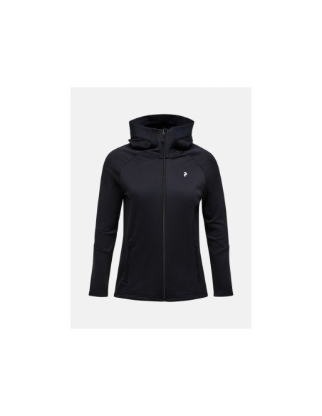 Bluza peak performance w rider essentials zip hood czarny