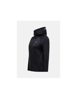 Bluza peak performance w rider essentials zip hood czarny 2