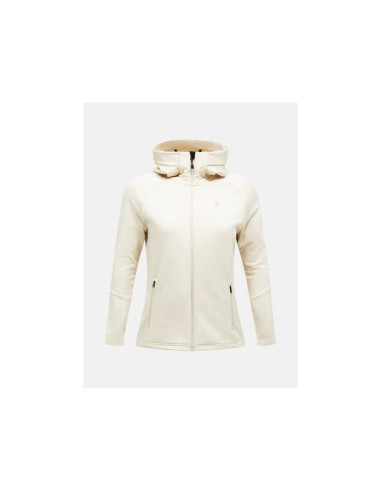 Bluza peak performance w rider essentials zip hood piaskowy