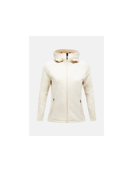 Bluza peak performance w rider essentials zip hood piaskowy