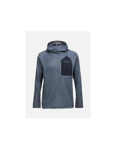 Bluza męska peak performance m freelight alpha hood kolor granatowy