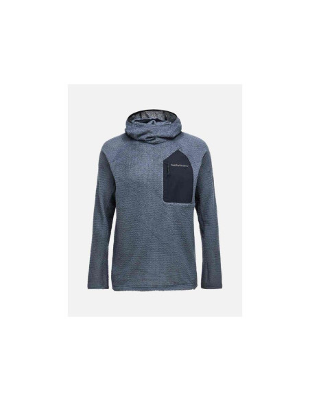 Bluza męska peak performance m freelight alpha hood kolor granatowy