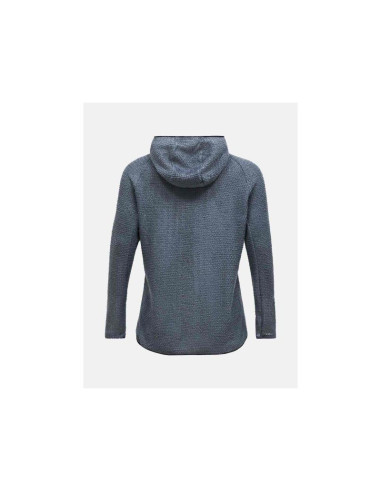 Bluza damska peak performance w freelight polartec alpha hood kolor szary