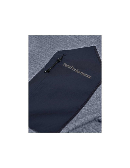Bluza damska peak performance w freelight polartec alpha hood kolor szary