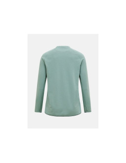 Bluza damska peak performance w freelight polartec power grid crew kolor zielony 2