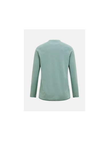 Bluza damska peak performance w freelight polartec power grid crew kolor zielony