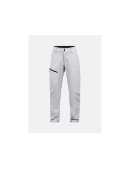 Spodnie damskie peak performance w scale softshell pants kolor szary