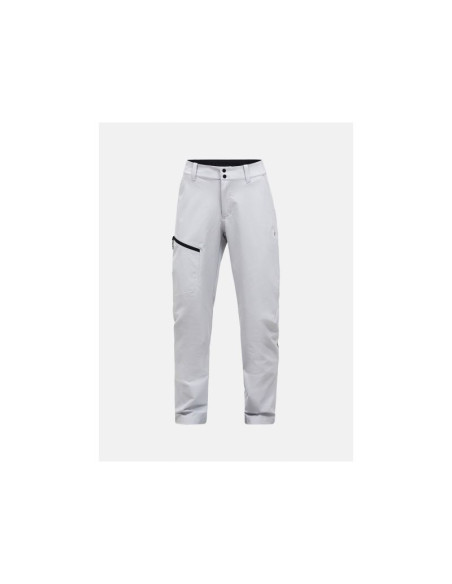 Spodnie damskie peak performance w scale softshell pants kolor szary