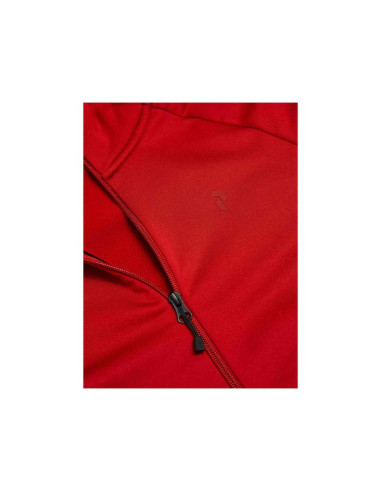 Bluza damska peak performance w rider essentials midlayer zip hood kolor czerwony