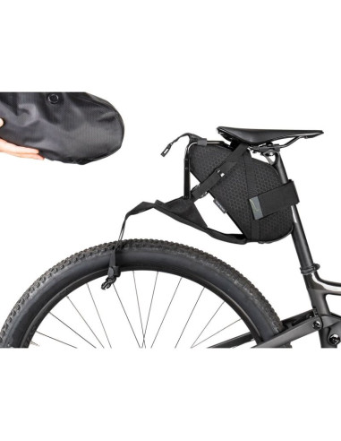 Torba rowerowa podsiodłowa topeak backloader x black (15 litrów)