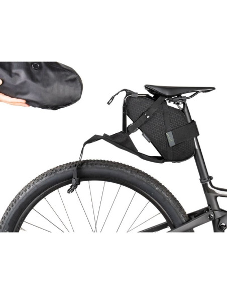 Torba rowerowa podsiodłowa topeak backloader x black (15 litrów)