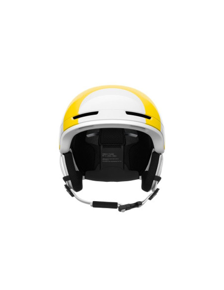 Kask narciarski poc obex pure biało/żółty