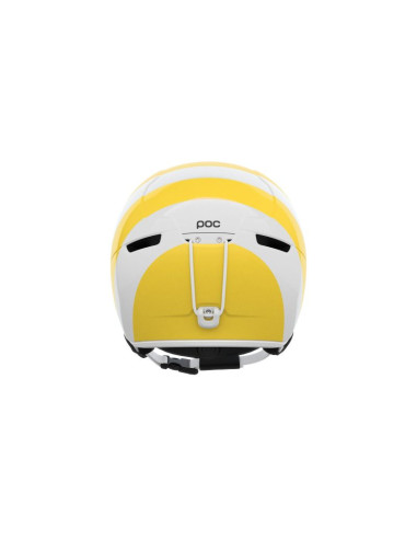 Kask narciarski poc obex pure biało/żółty
