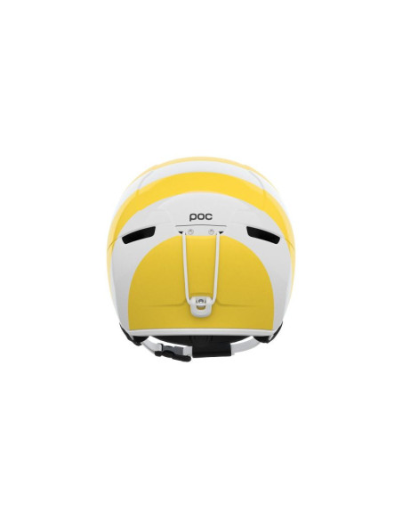Kask narciarski poc obex pure biało/żółty