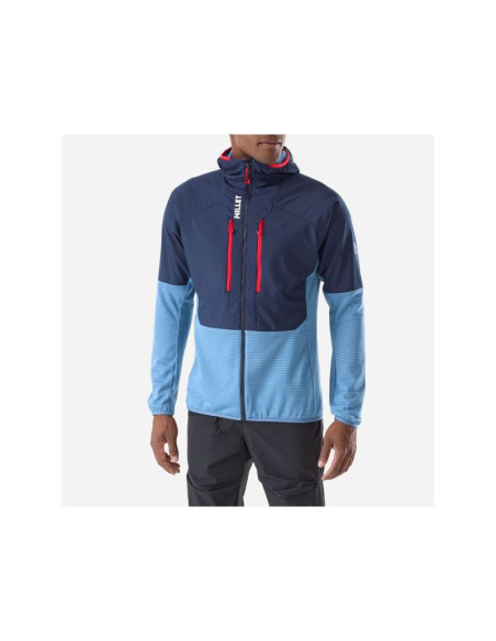 Kurtka męska millet parmelan hybrid hoodie m niebieska