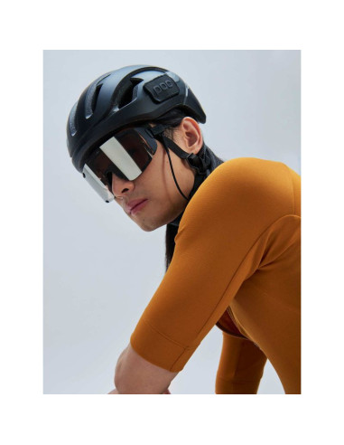 Koszulka rowerowa poc m's thermal lite jersey brązowy