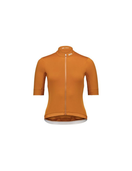 Koszulka rowerowa poc w's thermal lite jersey brązowy