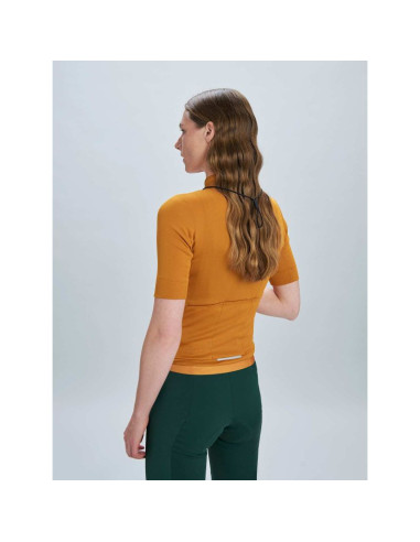 Koszulka rowerowa poc w's thermal lite jersey brązowy