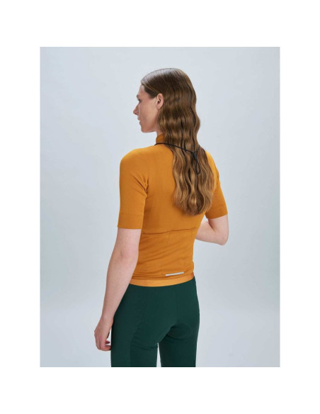 Koszulka rowerowa poc w's thermal lite jersey brązowy