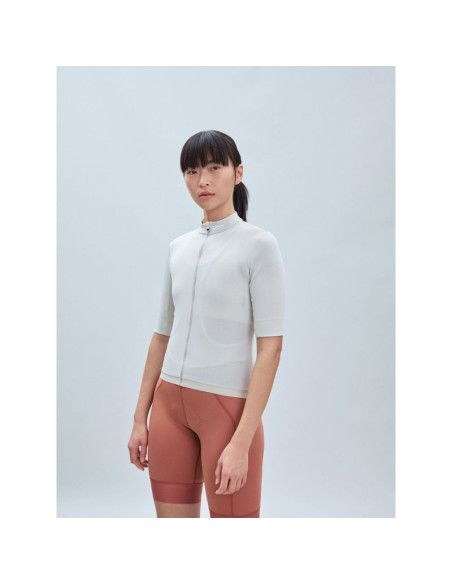 Koszulka rowerowa poc w's thermal lite jersey beżowy