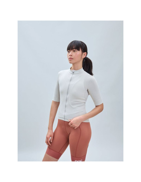 Koszulka rowerowa poc w's thermal lite jersey beżowy