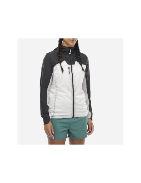Kurtka damska millet intense windbreaker jkt w biało czarny