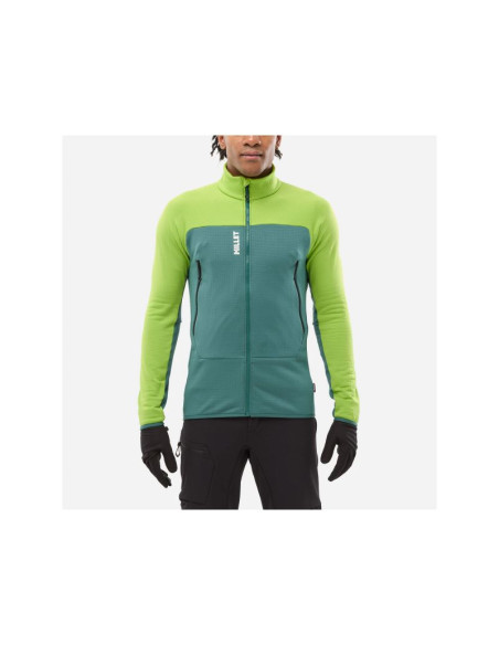 Bluza millet m fusion grid jkt zielona