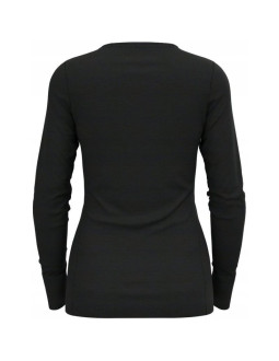 Koszulka damska odlo bl top crew neck l/s merino 200 roz. s czarna