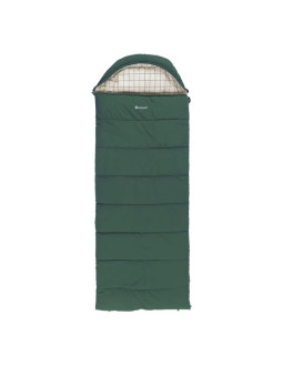Śpiwór syntetyczny outwell camper prime 200cm zielony (zamek: lewy)