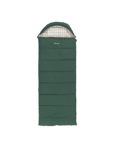 Śpiwór syntetyczny outwell camper prime 200cm zielony (zamek: lewy)