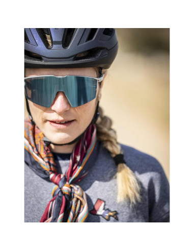 Okulary julbo edge - błyszczący silver / biały| spectron 3cf