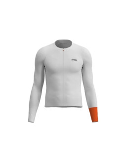 Koszulka rowerowa poc m's cadence l/s jersey biała
