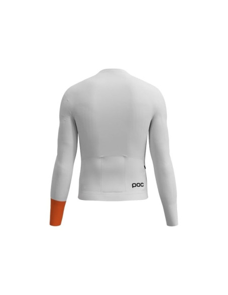 Koszulka rowerowa poc m's cadence l/s jersey biała