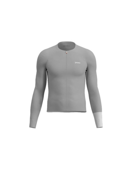 Koszulka rowerowa poc m's cadence l/s jersey szara
