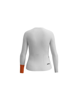Koszulka rowerowa poc w's cadence l/s jersey biała 2