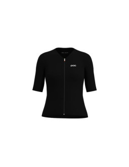 Koszulka rowerowa poc w's raceday s/s jersey czarna
